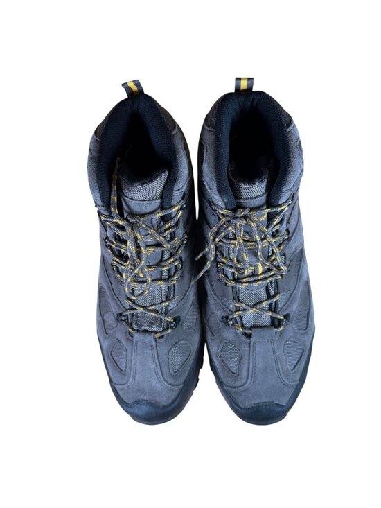 Bearpaw Brock Wide Waterproof Hiking Shoes Men\'s Size 11.5 Gray Black - EUC! main image 6
